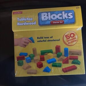 Tabletop Hardwood Blocks Starter Set - Multicolor